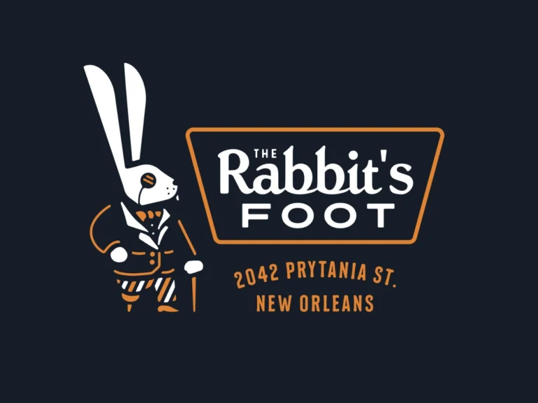 Rabbit's Foot Stamp logo