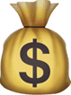 emoji moneybag